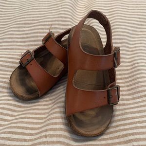 Cat & Jack Tan Velcro Toddler Sandal